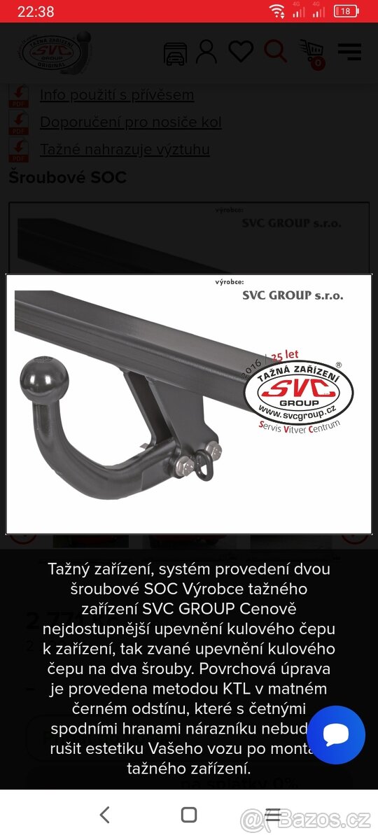 Škoda Fabia 2 tažné zařízení