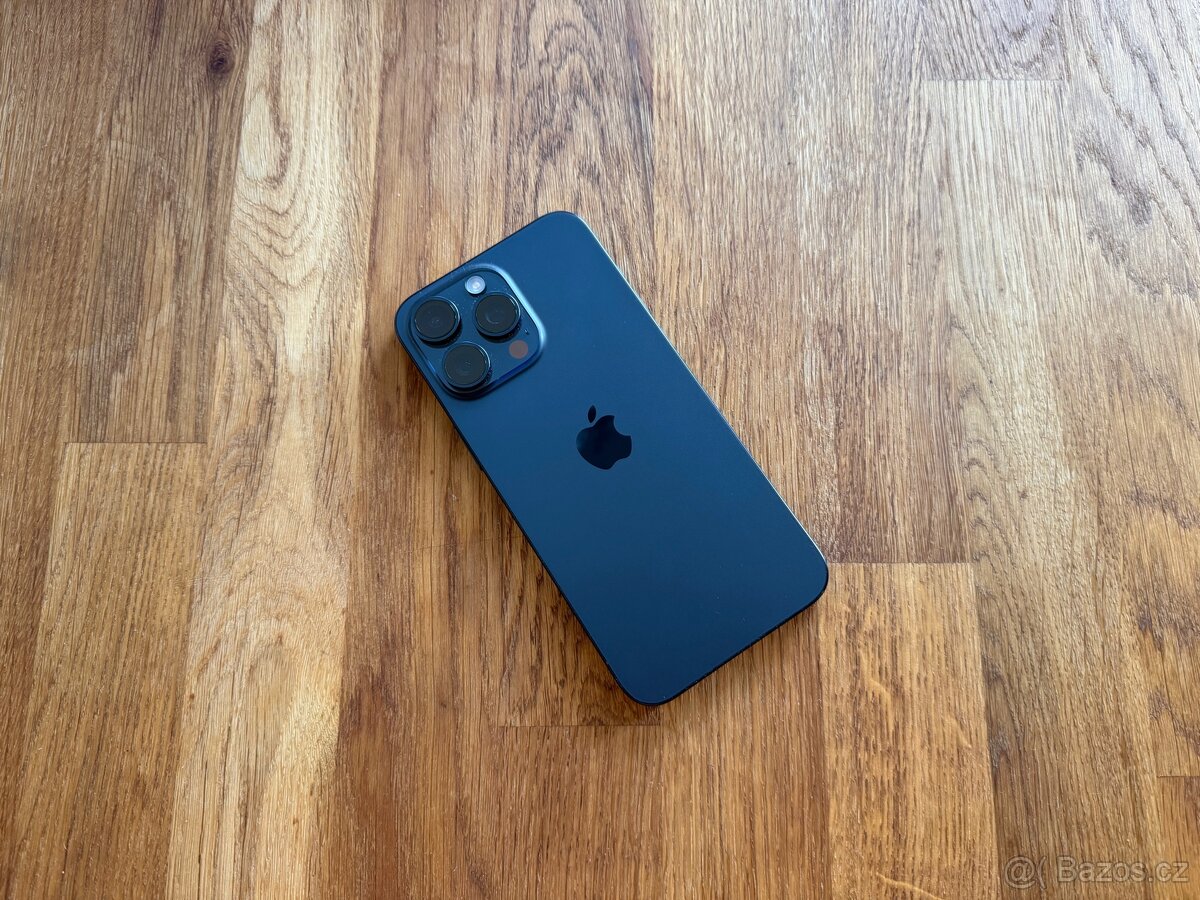 Apple iPhone 15 Pro Max 256GB – Modrý,Baterie 91%