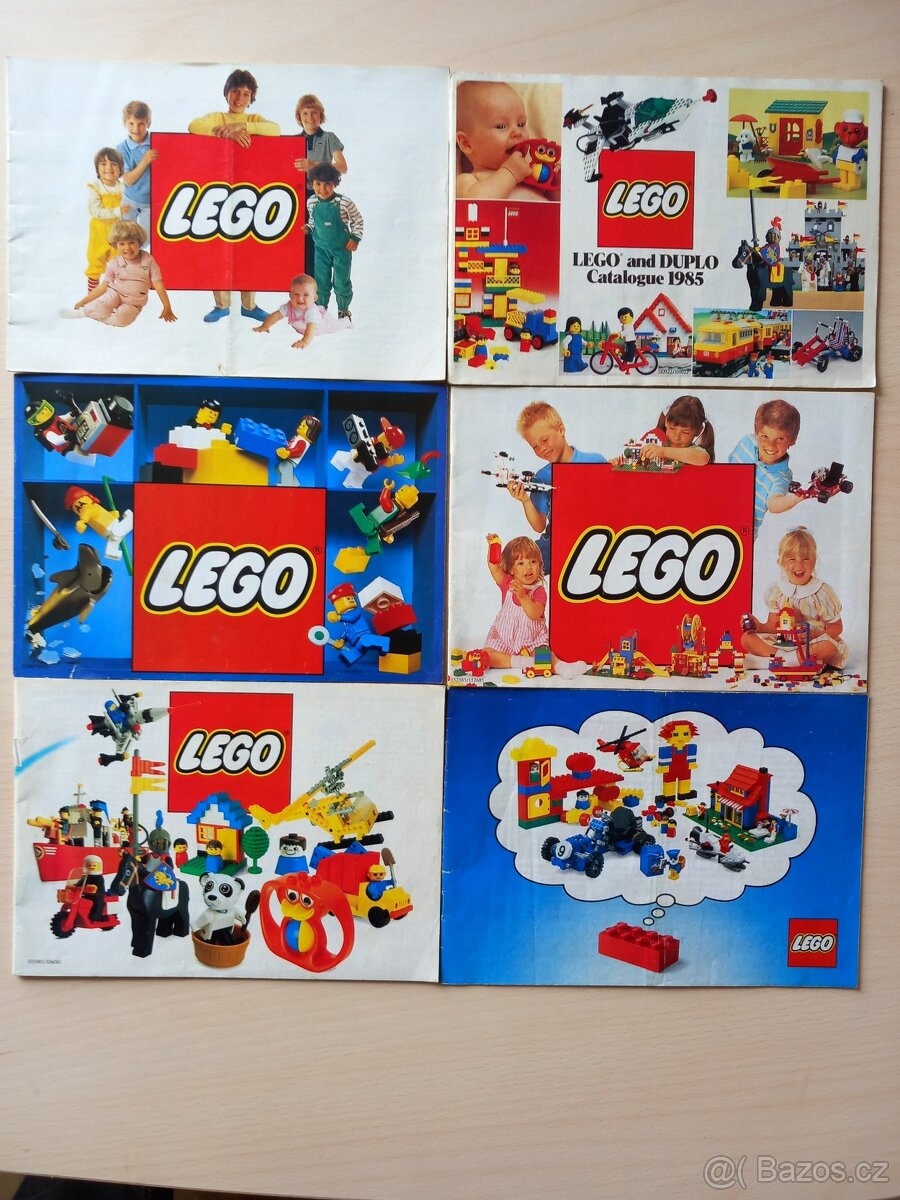 LEGO – katalogy, návody, omalovánky z let 1980 až 1991