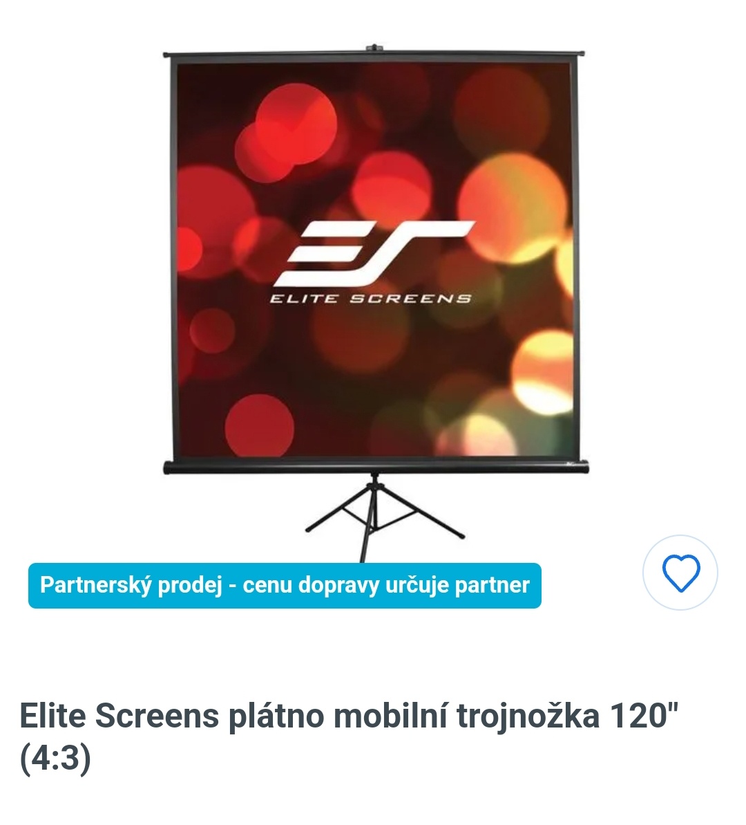 Projekční plátno, mobilní, NOVÉ