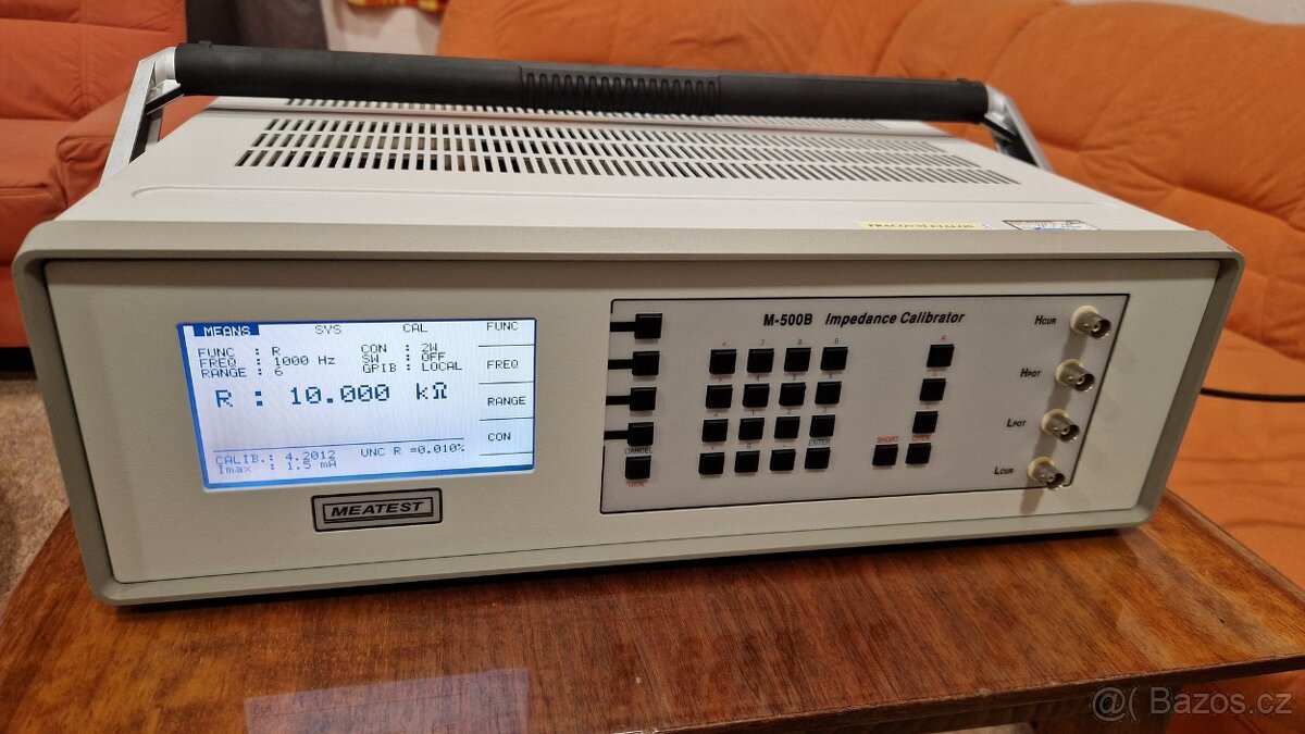 RLC kalibrátor impedance Meatest M500