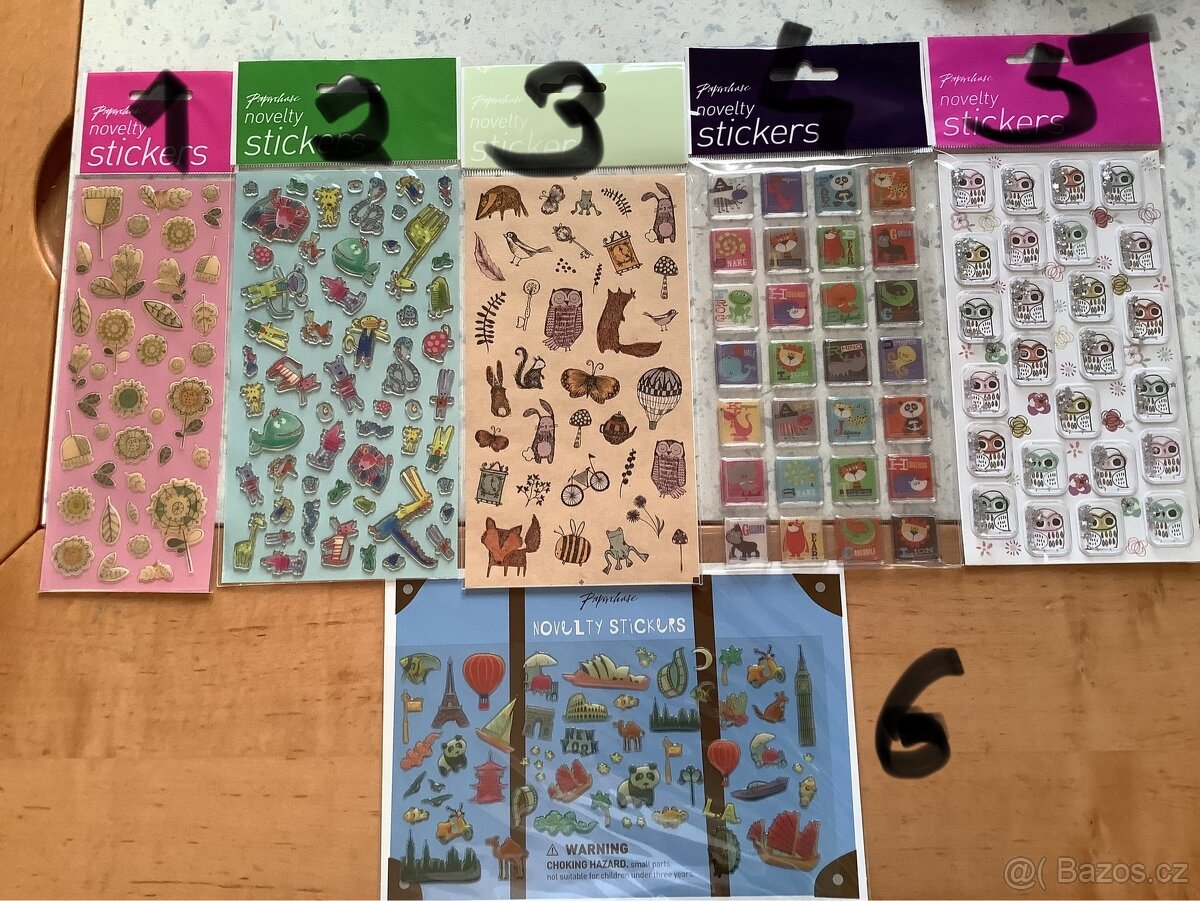 Nálepky 1 Craft, scrapbook