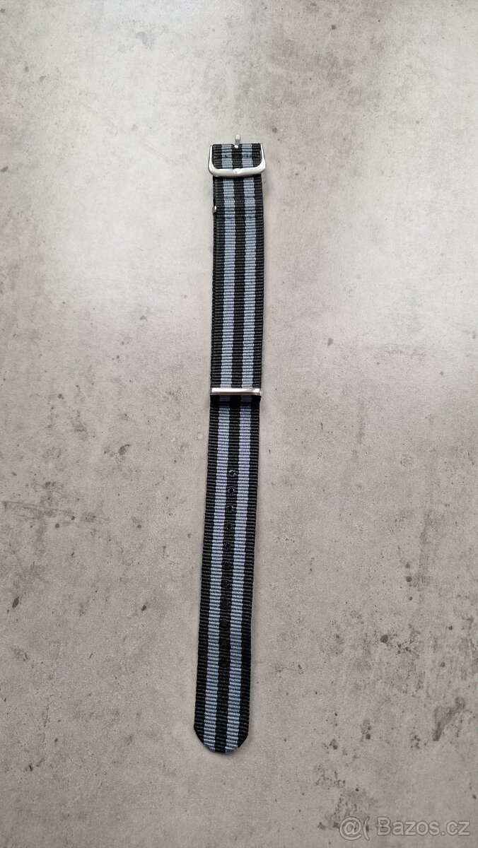 Textilní náramek 20 mm ve stylu James Bond