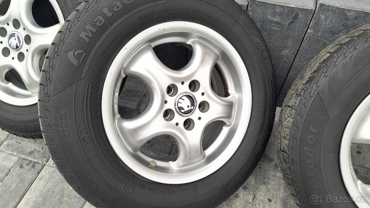 14 alu 5x100 ŠKODA OCTAVIA I letní 175/80 R14
