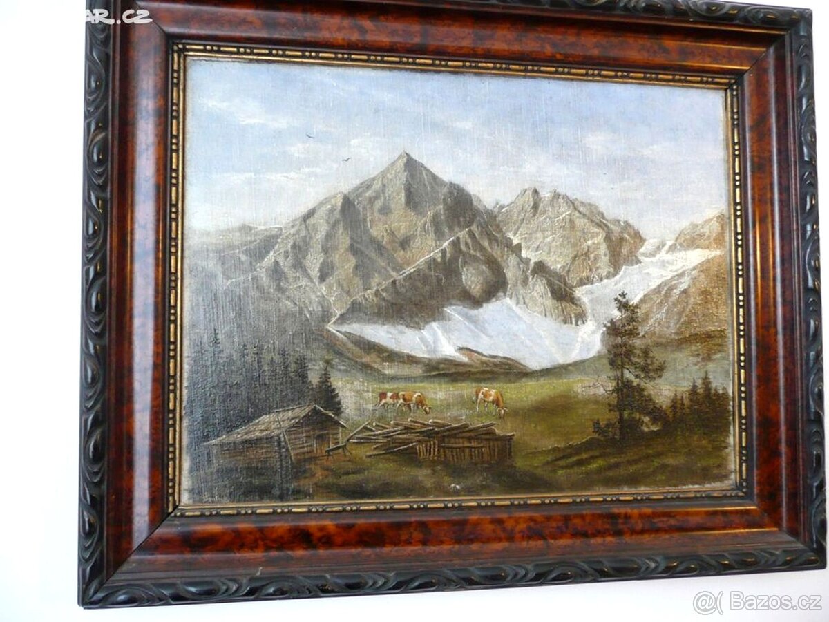 Obraz olej 58 x 46cm signovaný