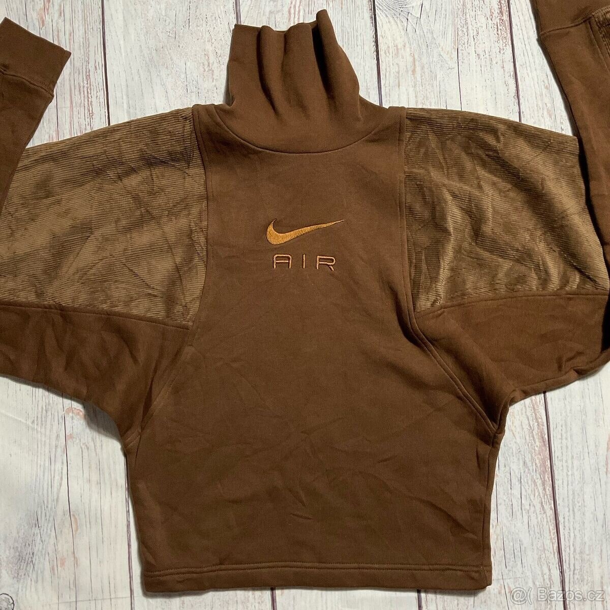 Manšestrová fleecova mikina Nike Air