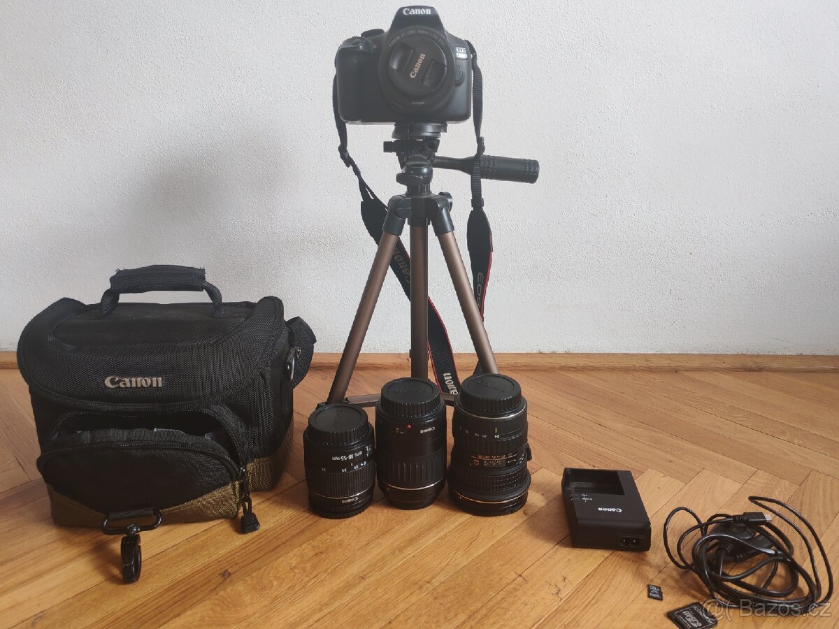 Předám Zrkadlovku Canon EOS 1300D +objektivy