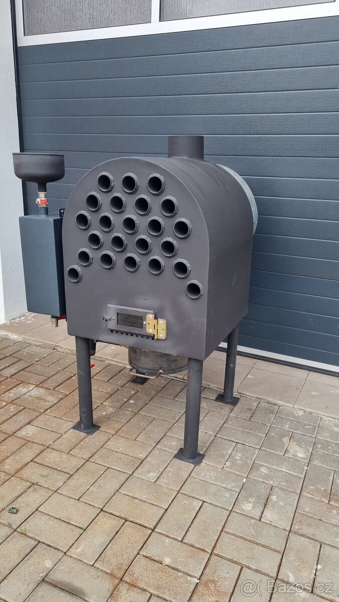 Teplovzdušný kotel na olej 25kw