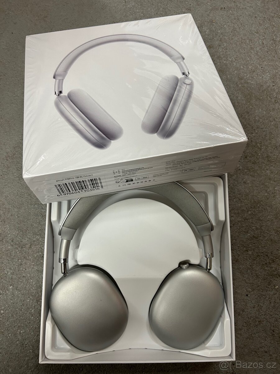 Sluchátka, stříbrné PICUN F8 Pro