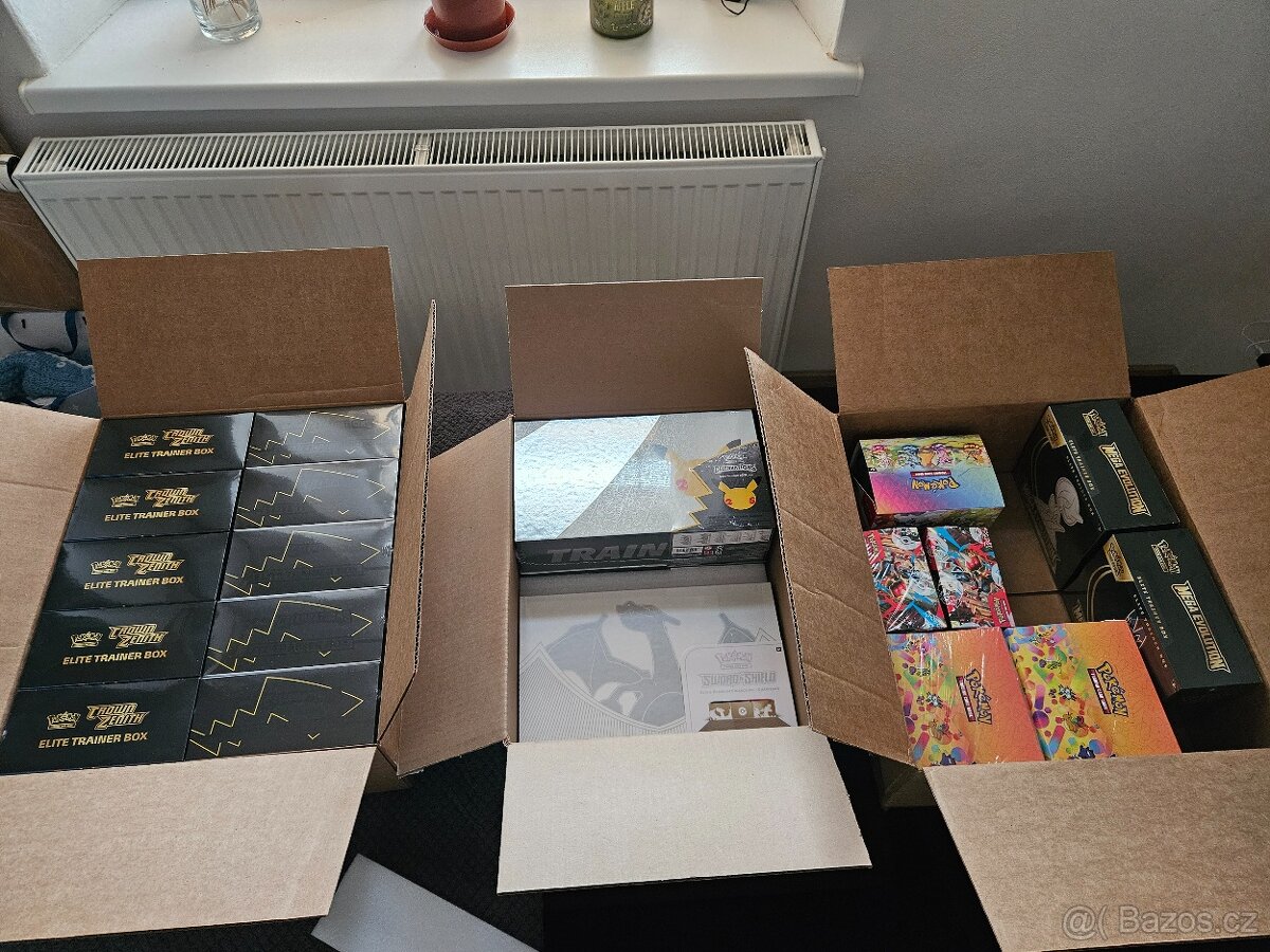 Pokémon BB, UPC, ETB, TIN