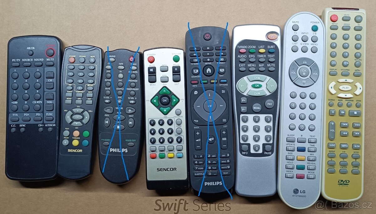 Ovladače TV/Video/Audio