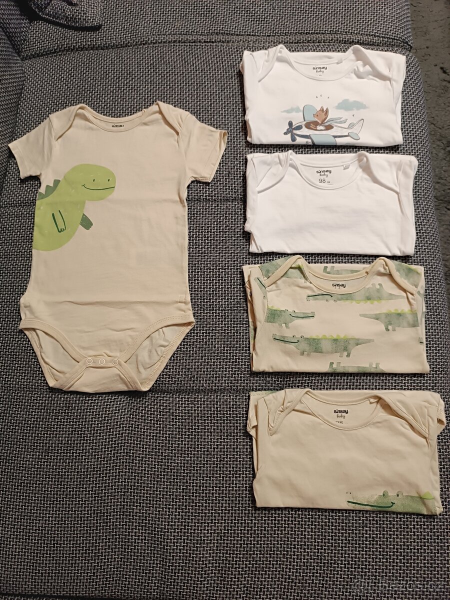 Sada 10ks body s krátkým rukávem