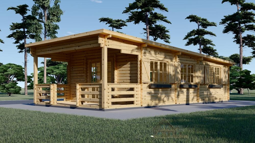 Prodej stavebnice dreveneho domu bez montaze