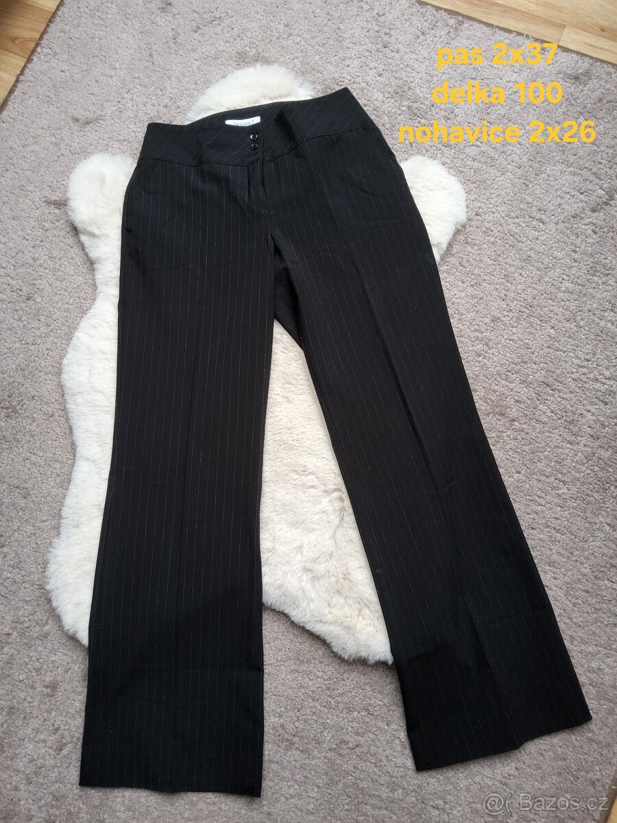 10/1 Široké společenské kalhoty 38