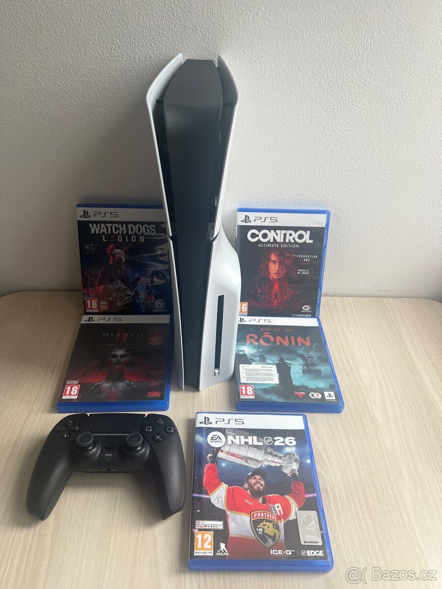 Herní konzole ps5 / PlayStation 5 Slim s mechanikou