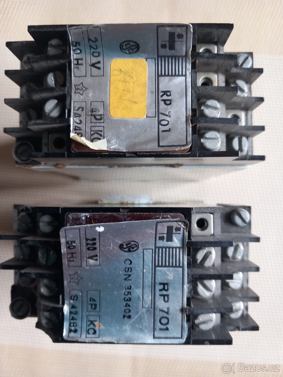 pomocné rele RP 701