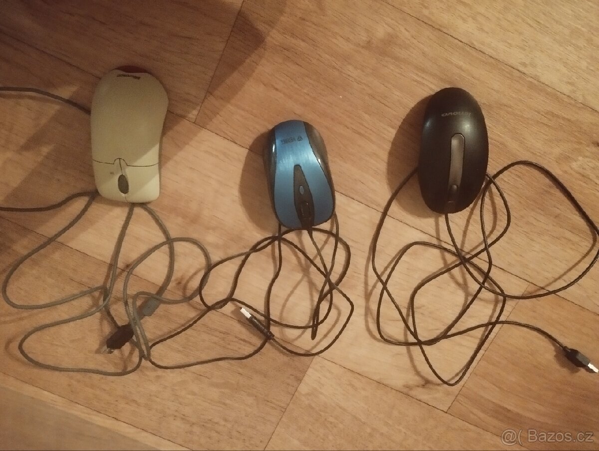 Staré myše k počítači