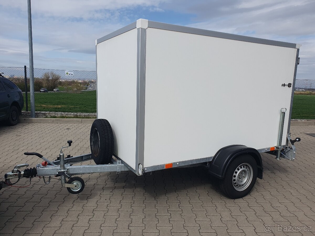 Skříňový přívěs Agados-Autovia bržděný