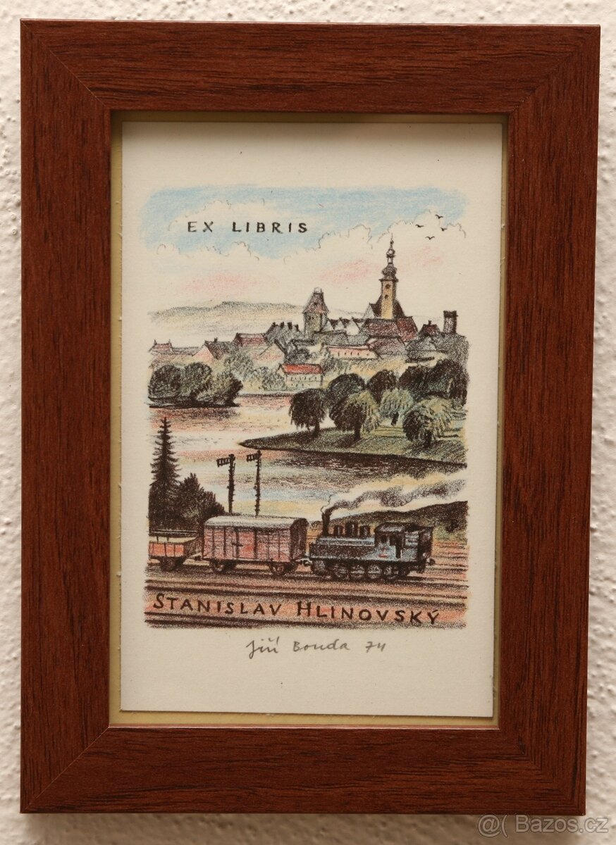Jiří Bouda - grafika železnice (1974 - 1986)