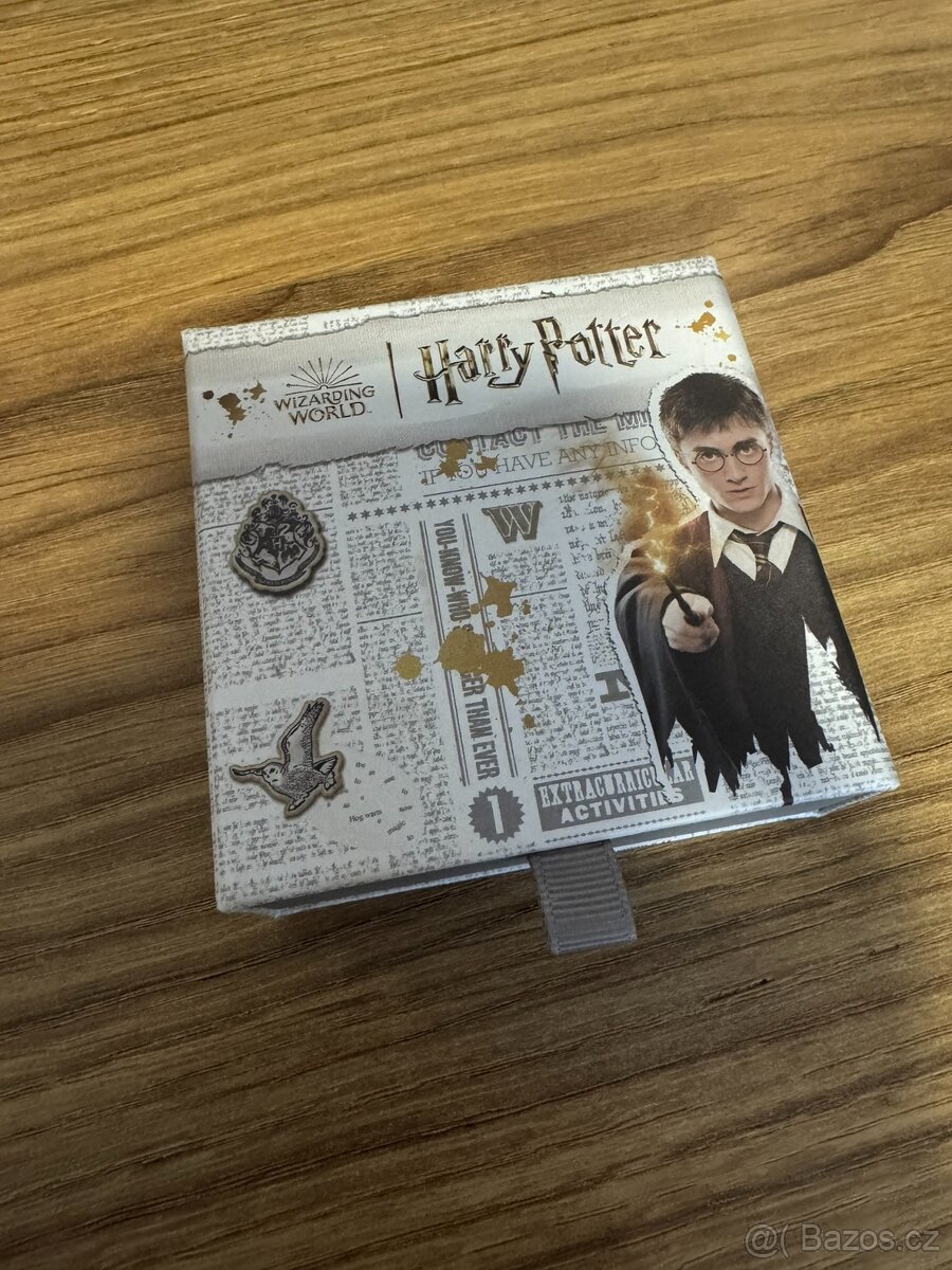 Pozlacený stříbrný náhrdelník Harry Potter - Obraceč času