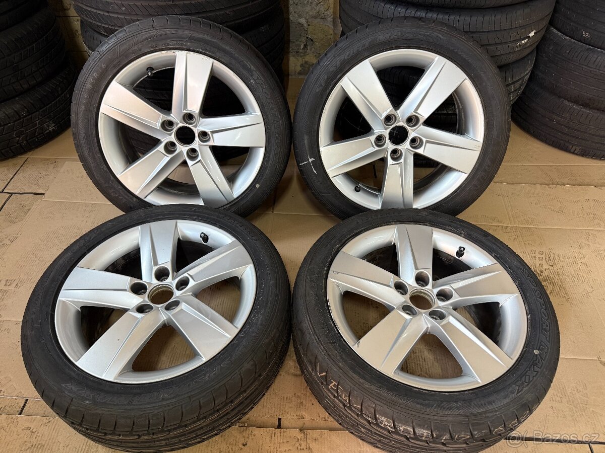 Alu kola Skoda Fabia 4 R16 + zanovni letni pneumatiky