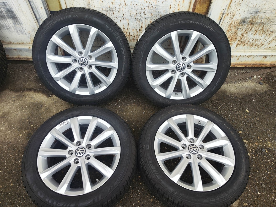 17"zimní alu Helsinki 5x112 origo Passat 3G Superb 3 TPMS
