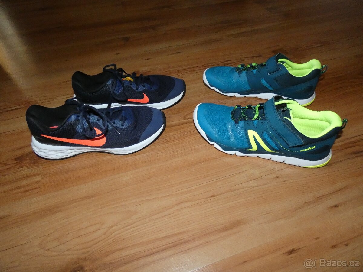 Tenisky, boty NIKE, DECATHLON vel 39, 24,5cm