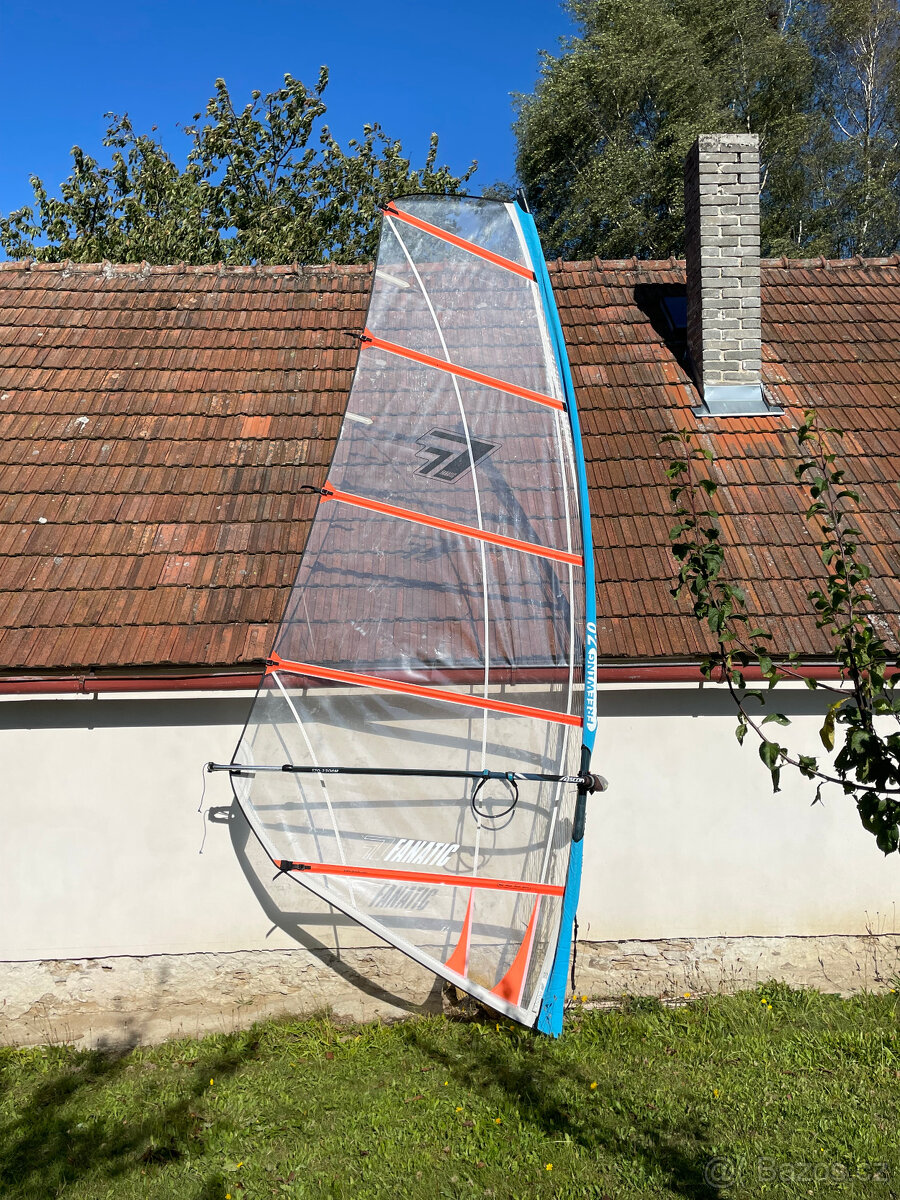 Plachta na windsurfing, 7,0 m2 Fanatic