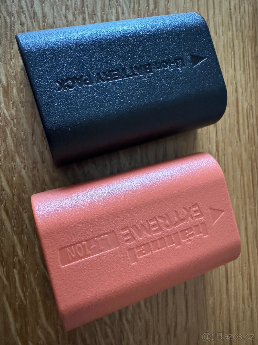 Dvě baterie LP-E6 1800 a 1900 mAh