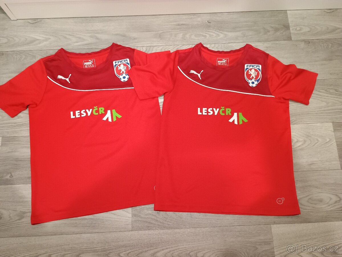 2x sportovní tričko Puma vel. 140