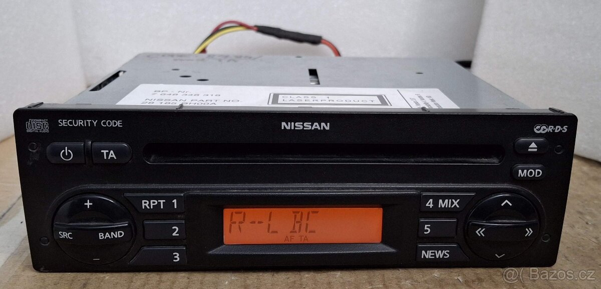 Autorádio NISSAN Blaupunkt na CD