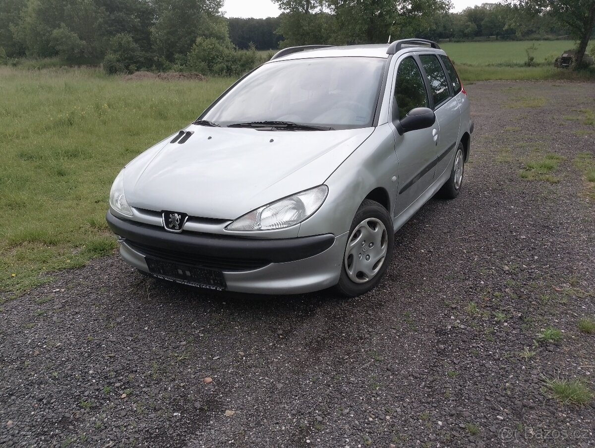 PEUGEOT 206 1.4 SW, DOVOZ NĚMECKO, STK DO 7/2026