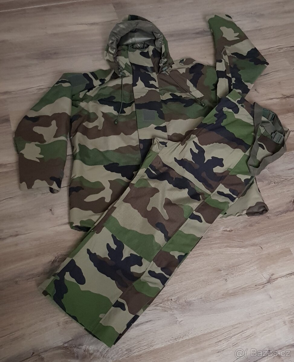 Nepromokavá parka + kalhoty ECWCS CCE Francie..