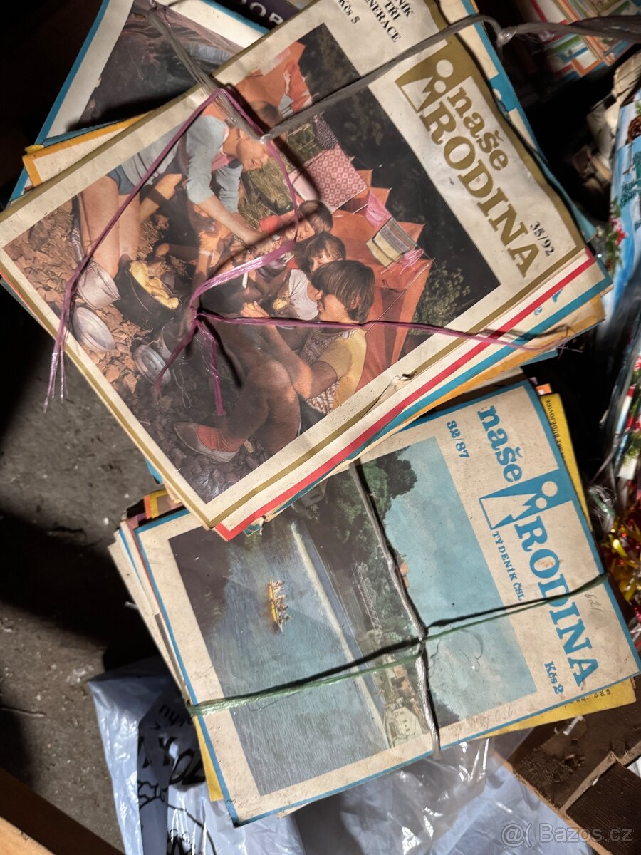Daruji za odvoz časopisy Naše rodina