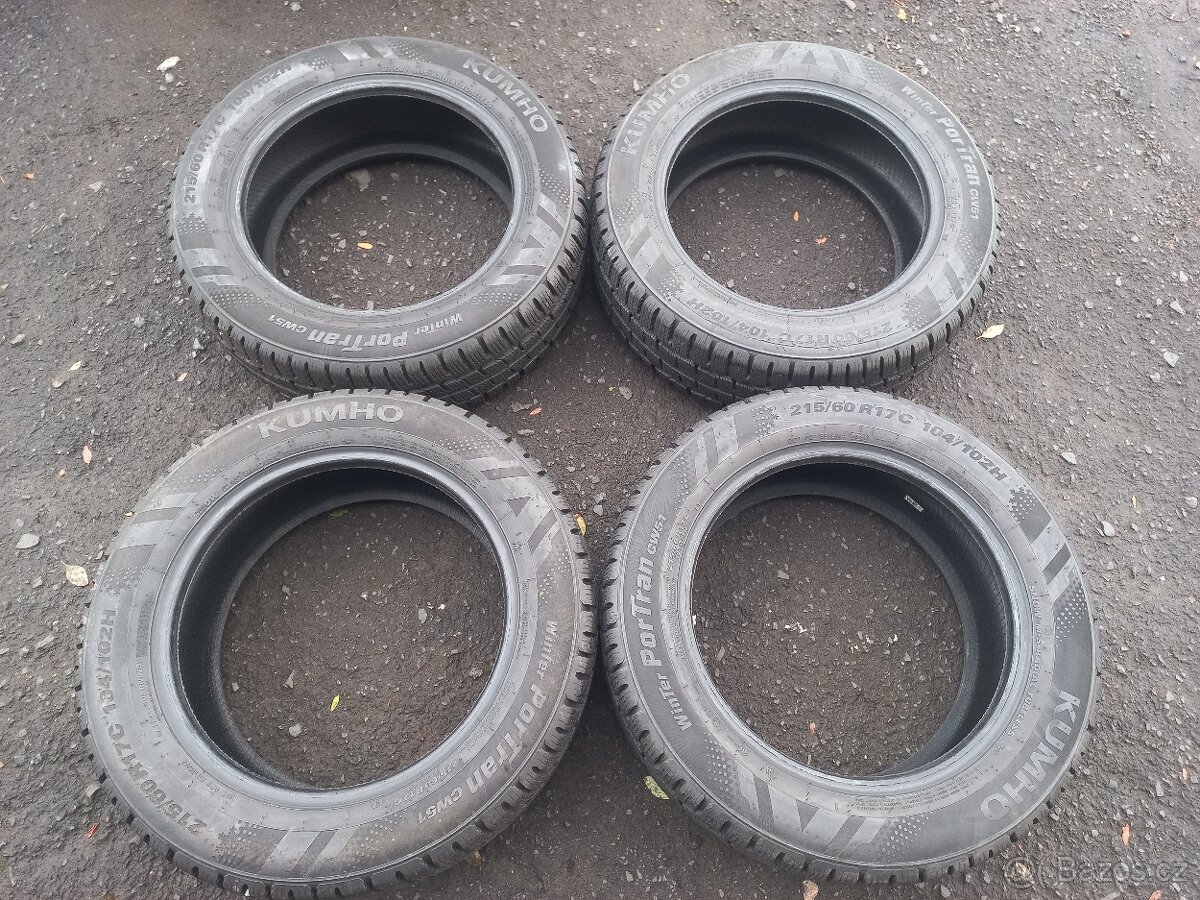 Sada Penu Kumho 215/60 R17C zátěžové