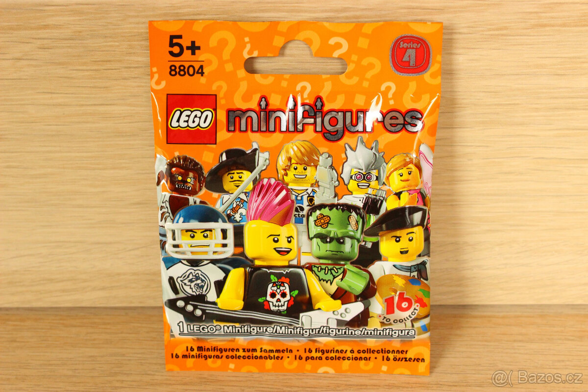 LEGO 8804 sběratelské minifigurky - celá 4. série