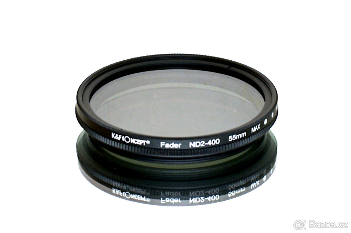 K&F Concept Fader ND filtr 2-400 55mm NEPOUŽITÝ