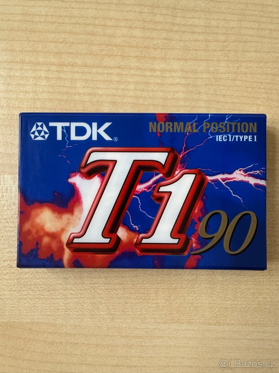 Audiokazeta TDK T1 90 - nová
