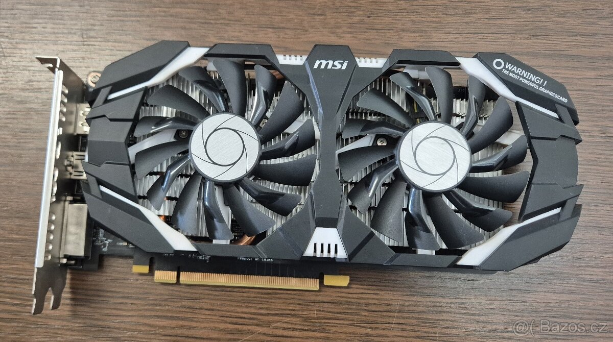 GRAFIKA MSI GeForce GTX 1060 6GT OCV1, 6GB