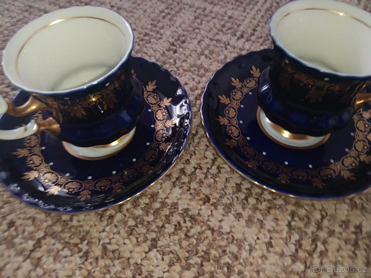 Hrnky s podšálky Karlovarský porcelán