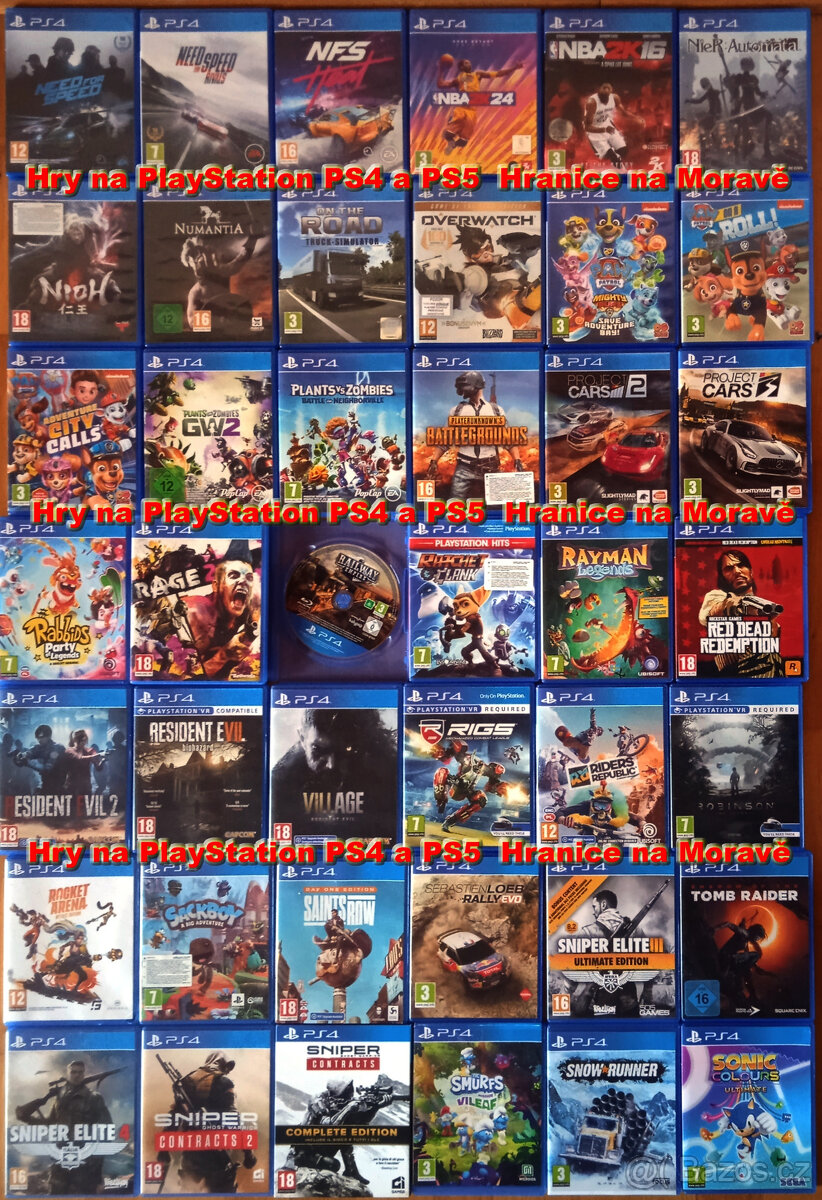 Hry na Playstation PS4 a PS5 - 3.část