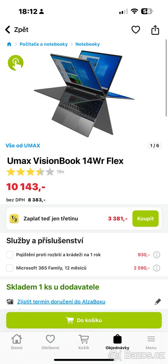 Visionbook 14 wr flex