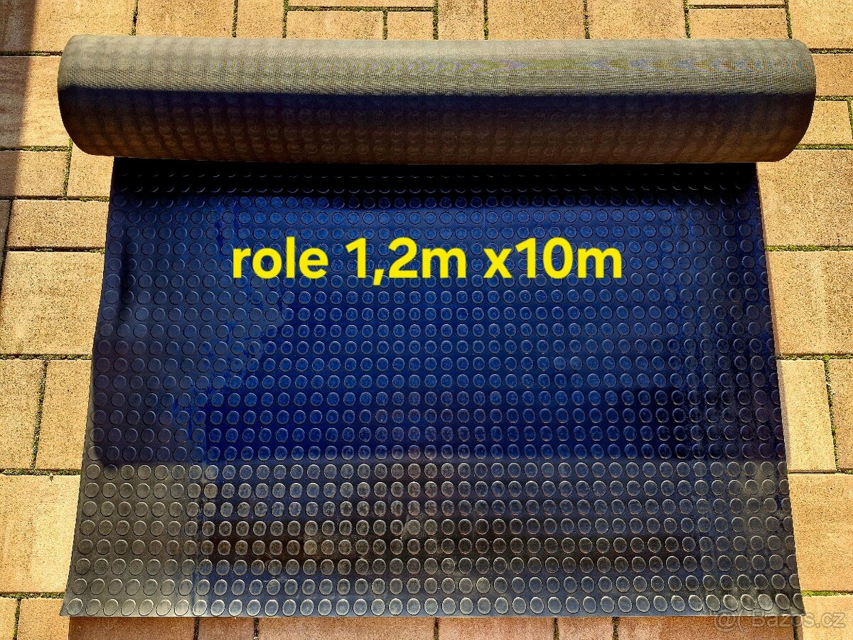 Gumová podlahovina 3mm (penízková)