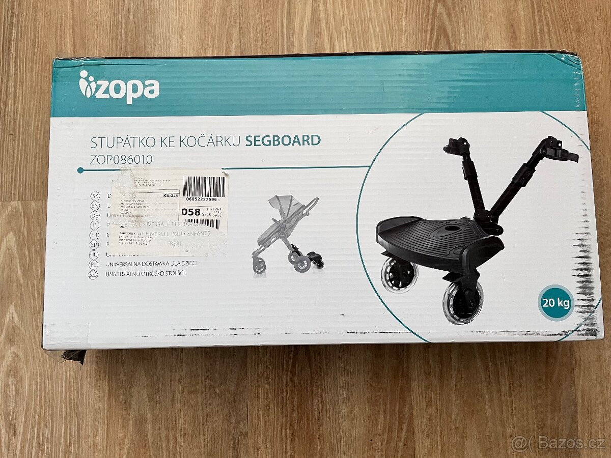 Stupátko ke kočárku Zopa Segboard 2