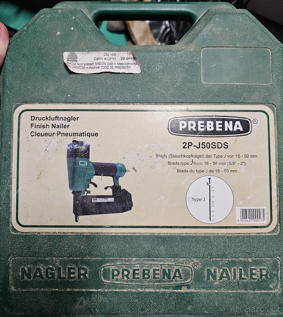 Hřebíkovačka tlaková