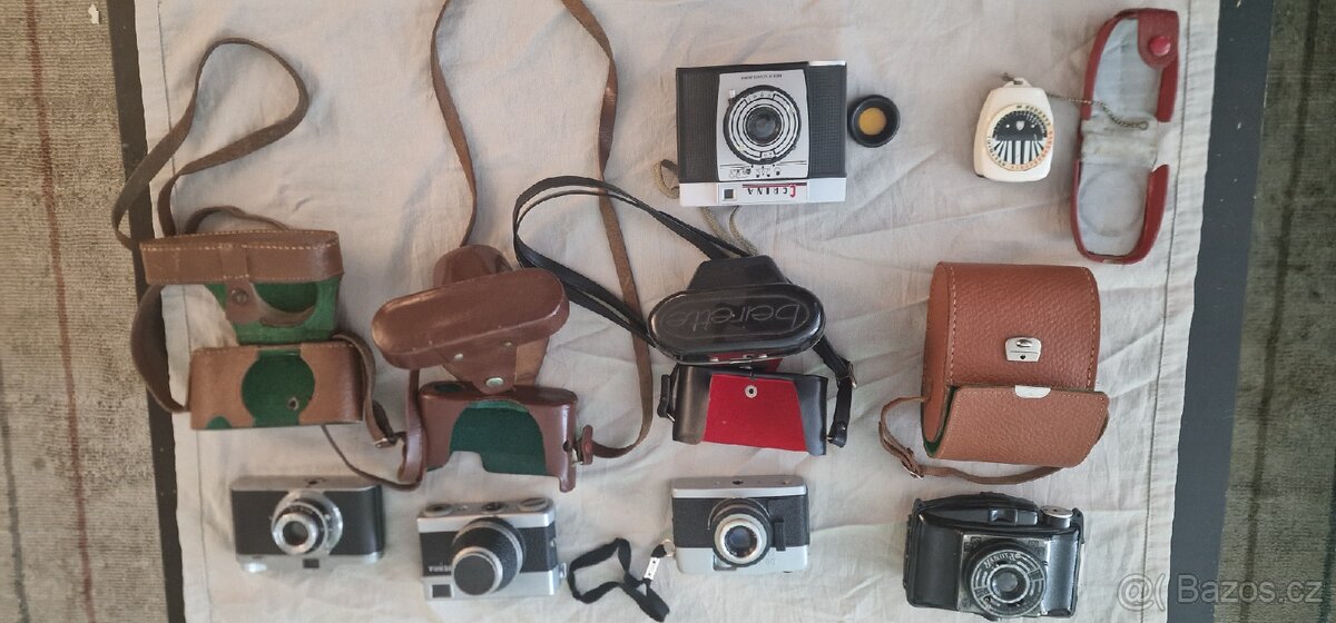 5 starých fotoaparátů