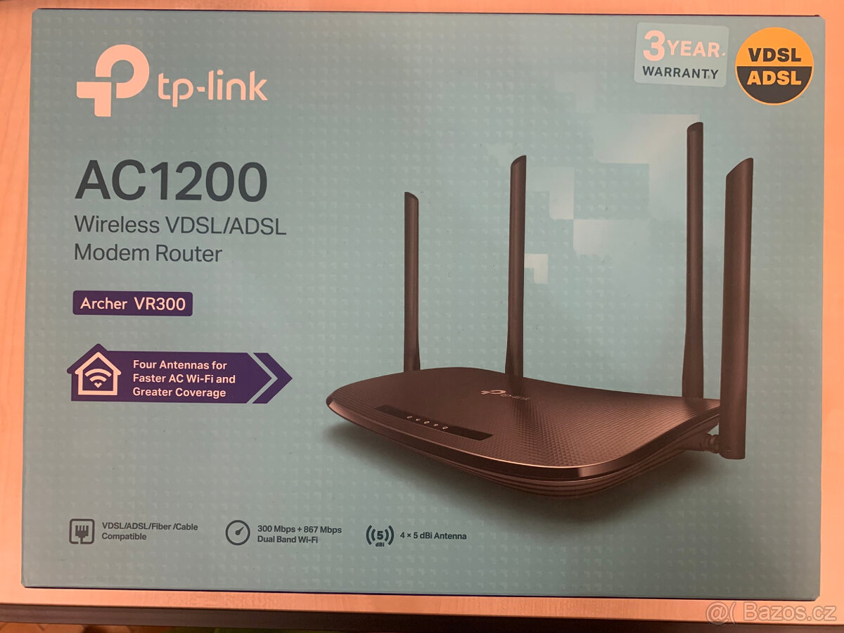 VDSL/ADSL i WAN router TP-Link Archer VR300