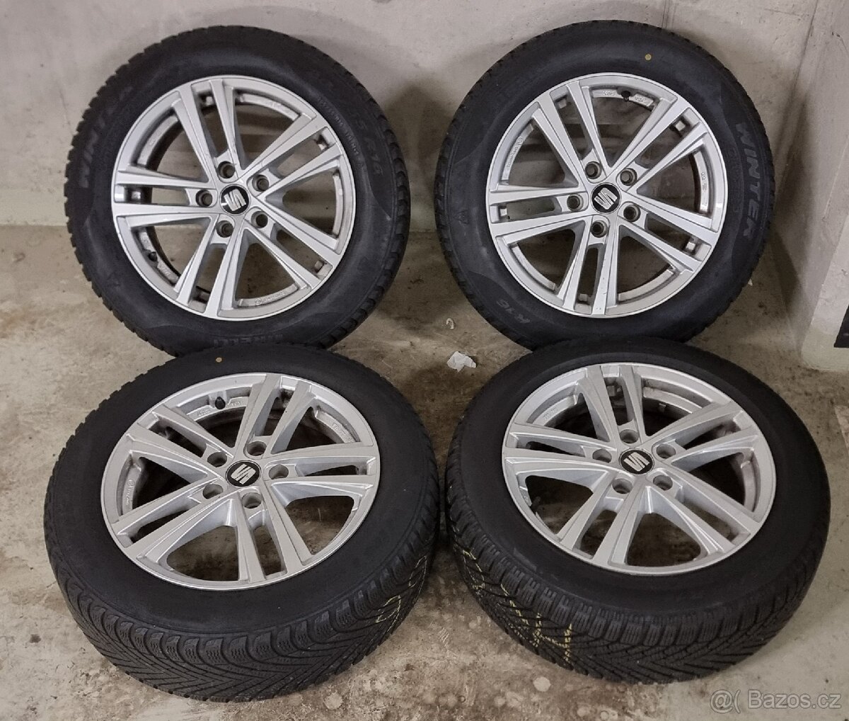 Alu kola Seat 5x112 ET46 zimní 205/55/16