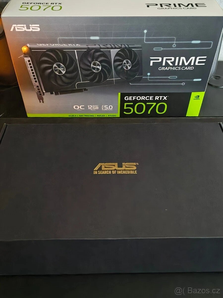Nová grafická karta ASUS PRIME GeForce RTX 5070 O12G