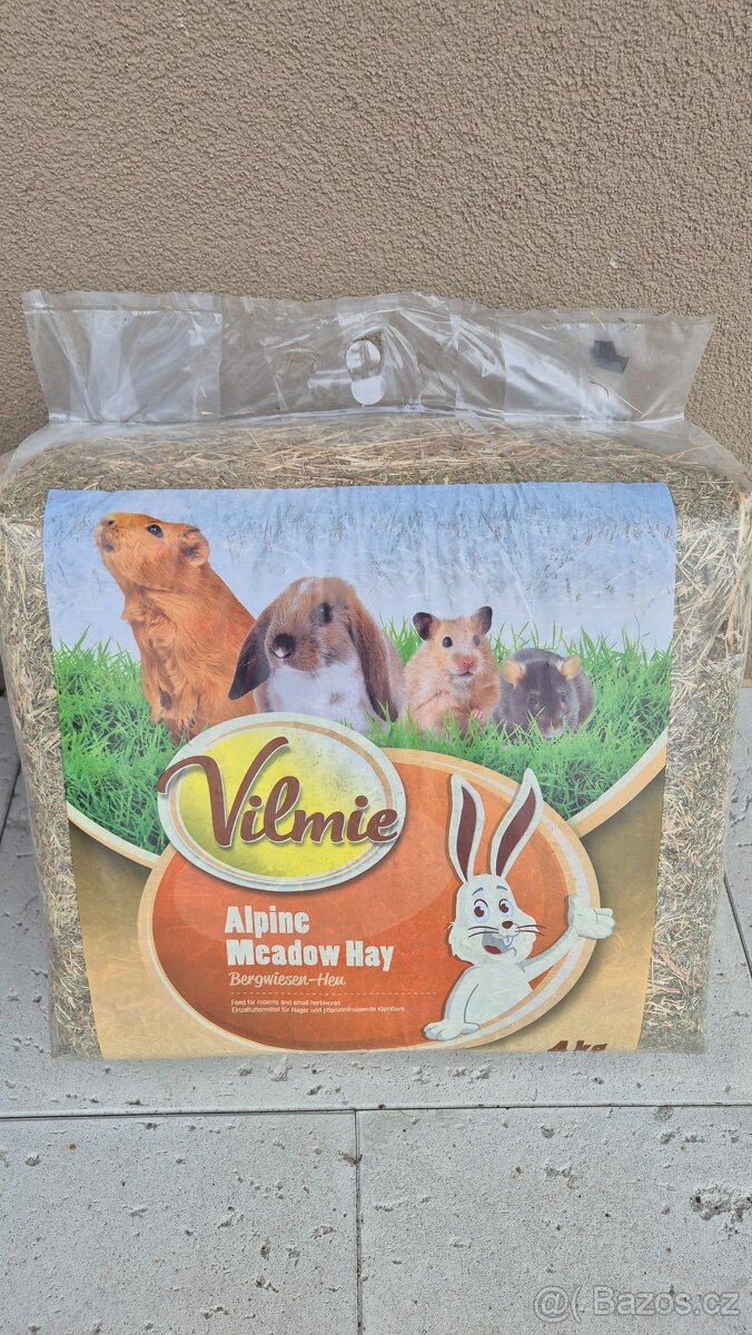 Vilmie seno z horských kuk 4 kg nové